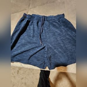 Lululemon mens surge shorts heathered blue 6"